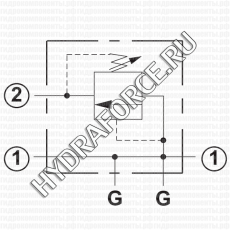 RDDA (RPEC) Предохранительный клапан гидравлический (SUN HYDRAULICS, США)